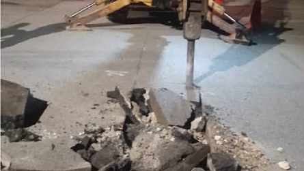 IWSS HOWTHORDEN - PIPE LAYING WORKS AT MH PLATINUM 700MM MS PIPE